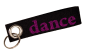 Mobile Preview: Schlüsselanhänger dance lila