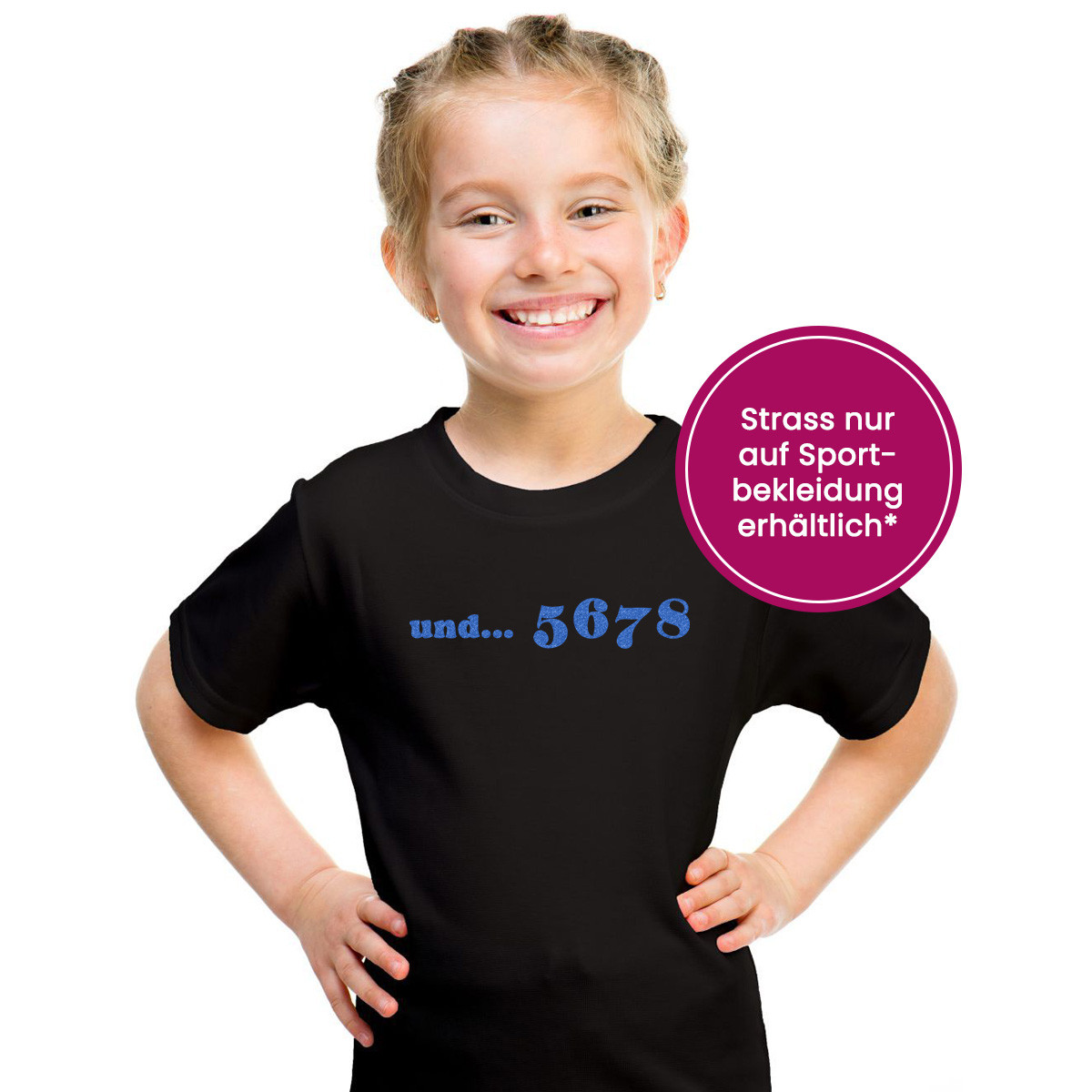 Preview: Glitzer-Motiv und...5678 blau