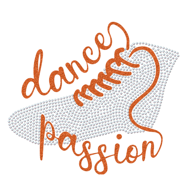 Strass-Motiv Gardestiefel orange