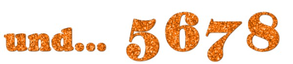 Glitzer-Motiv und... 5678