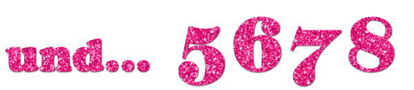 Glitzer-Motiv und... 5678