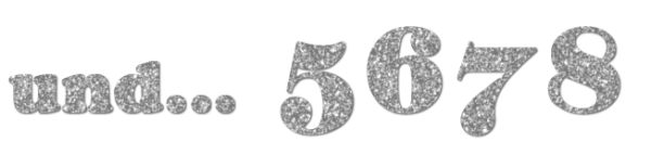 Glitzer-Motiv und... 5678