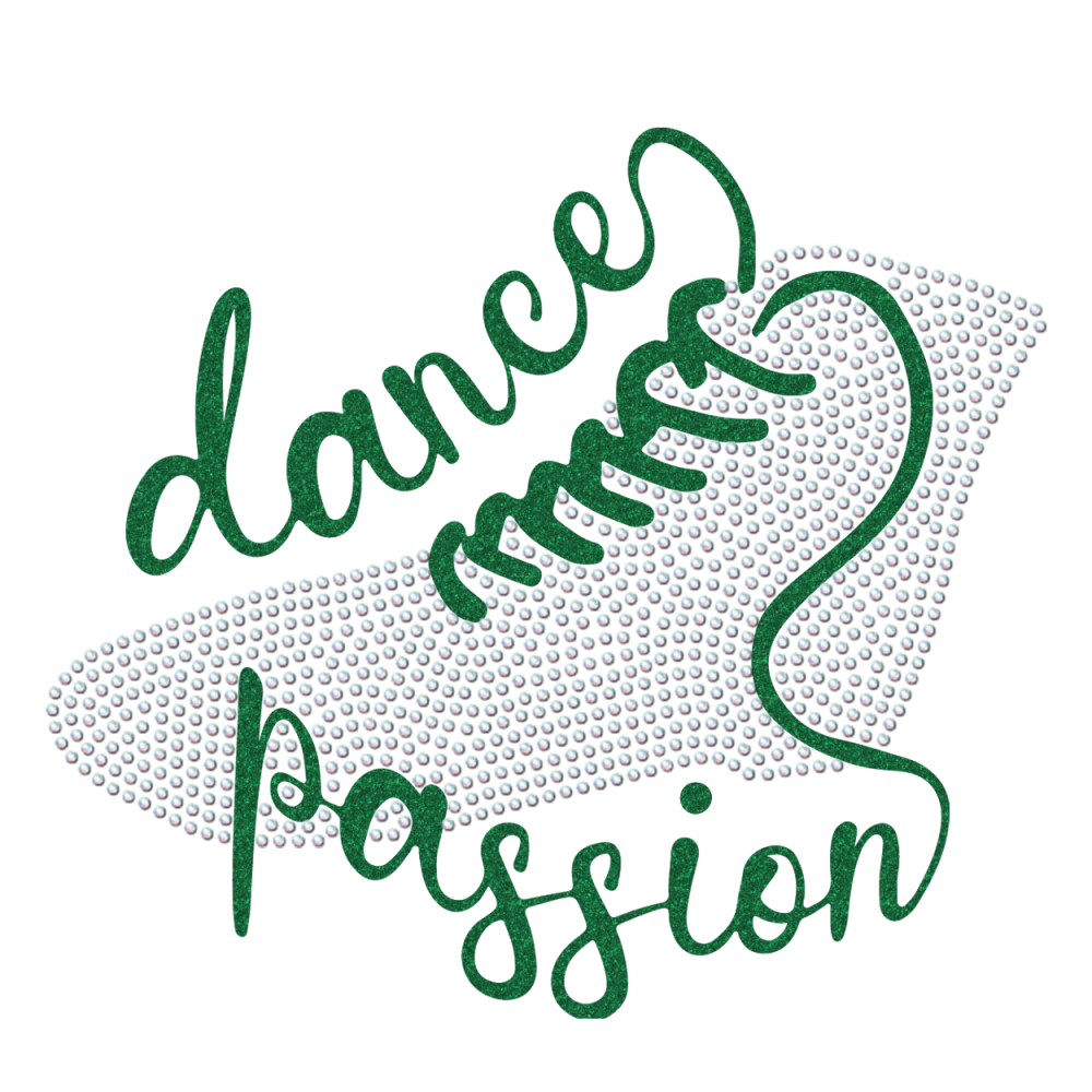 Strass-Motiv Gardestiefel dunkjelgrün