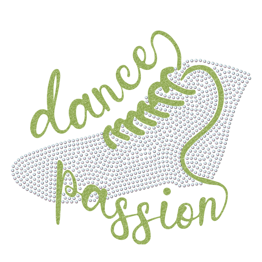 Strass-Motiv Gardestiefel grün