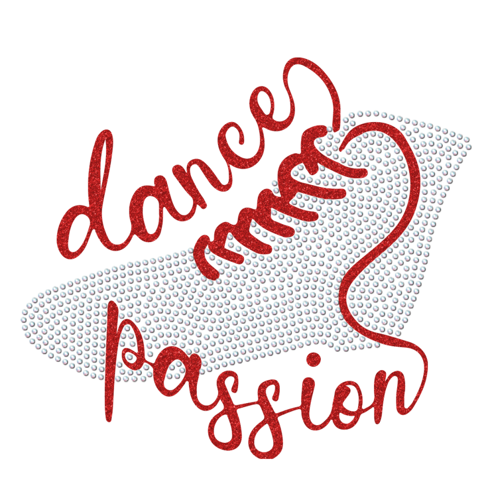 Strass-Motiv Gardestiefel rot