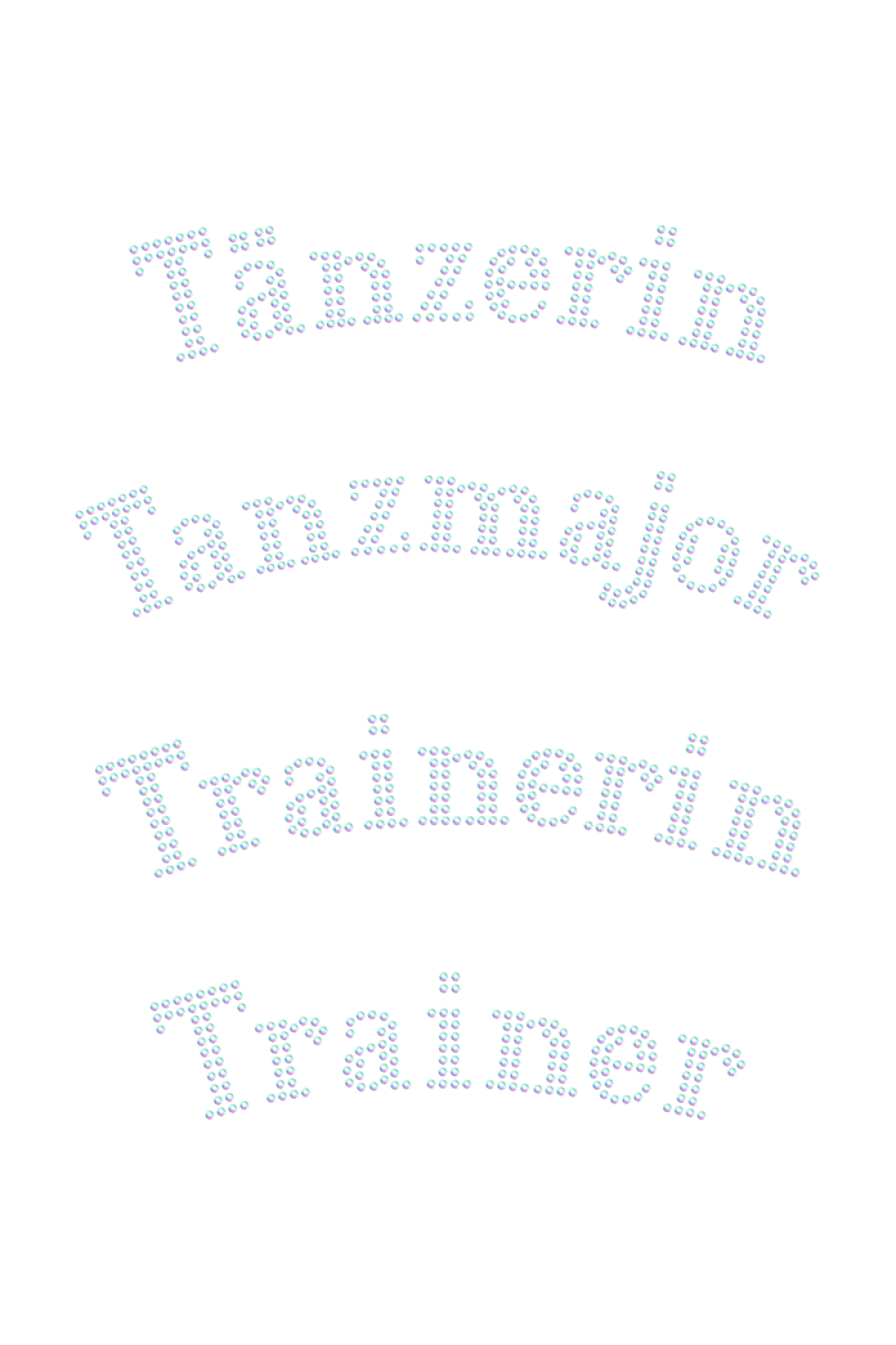 Schriftzüge gebogen