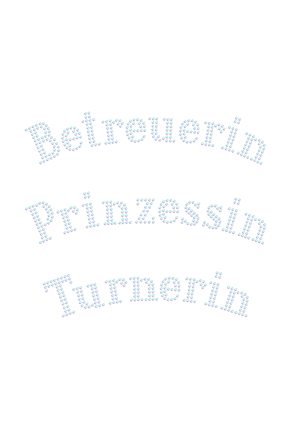 Schriftzüge gebogen