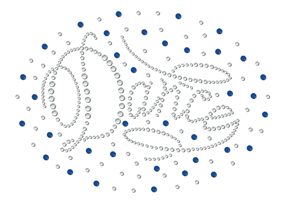 Strass-Motiv Romantic royal