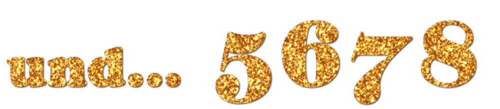 Glitzer-Motiv und... 5678