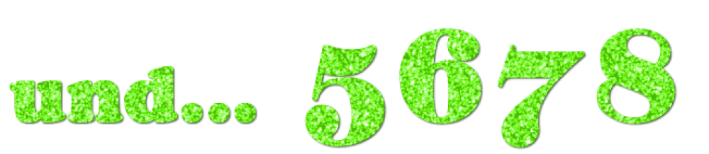 Glitzer-Motiv und... 5678