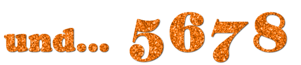 Glitzer-Motiv und... 5678